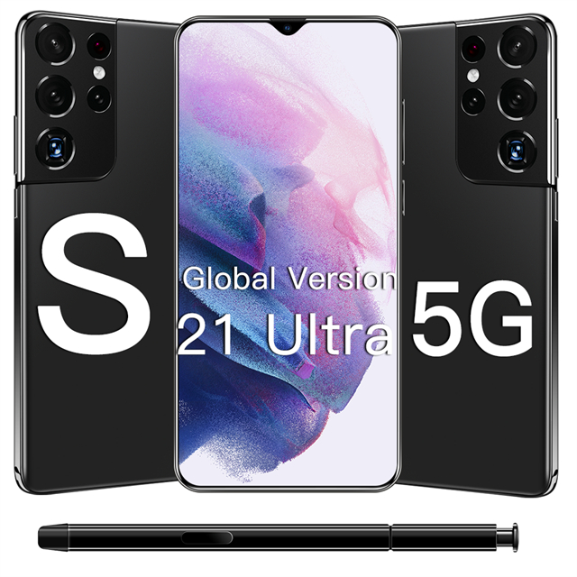 Глобальная версия оригинальный S21 Ultra 16GB + 512GB Android смартфон с поддержкой стилуса 4G 5G Сеть супер выносливость мобильного телефона
