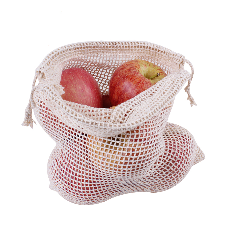 BSCI 2021 Wholesale organic eco friendly brushorganic mesh bag