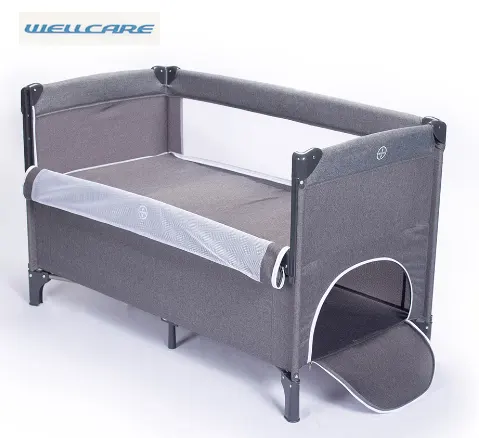Portable Kid's Cribs Folding Baby Bedside Crib Baby Travel Bed