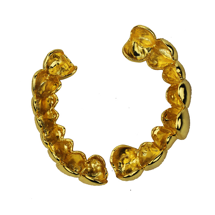 Miss Jewelry Недорогие ювелирные изделия в стиле хип-хоп с золотыми зубцами 18 К