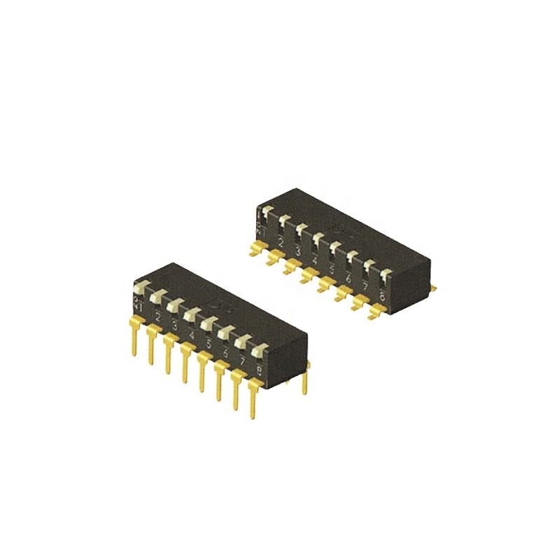 China Factory PE Series IBAO DIP Switch End-stackable Type Mini Dial Switch
