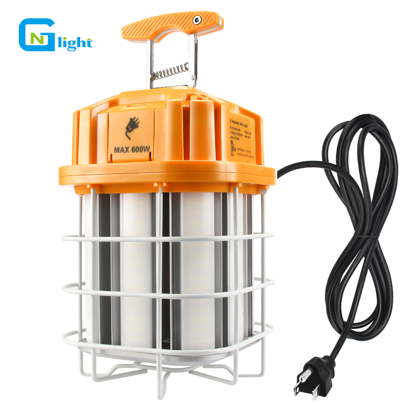 etl cetl durable versatile Stainless Steel Guard on-off control 5000k daylight Job Site Linkable LED Construction Lights