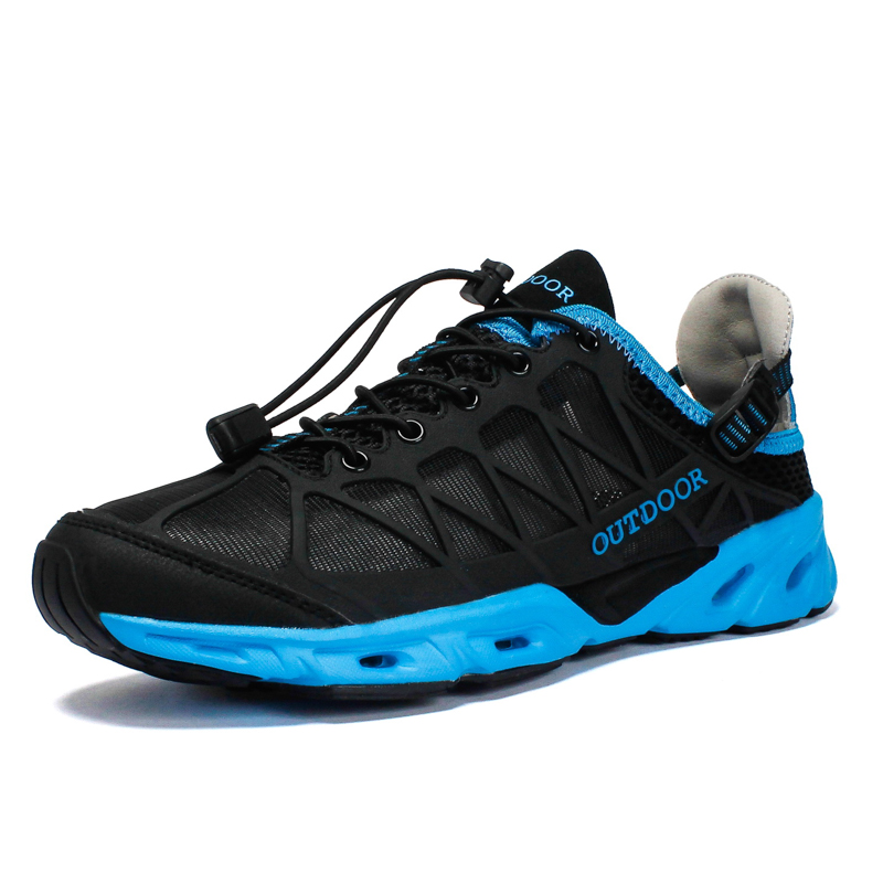 Hiking Shoes Trekking Boots Trail Sneakers Outdoor Men For Space Green Waterproof Leather Summer