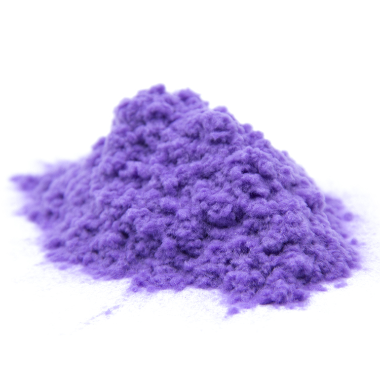 Purple 0.8mm Baby Velvet Toys Material Macron Color Series Nylon 66 Fiber Flock Powder