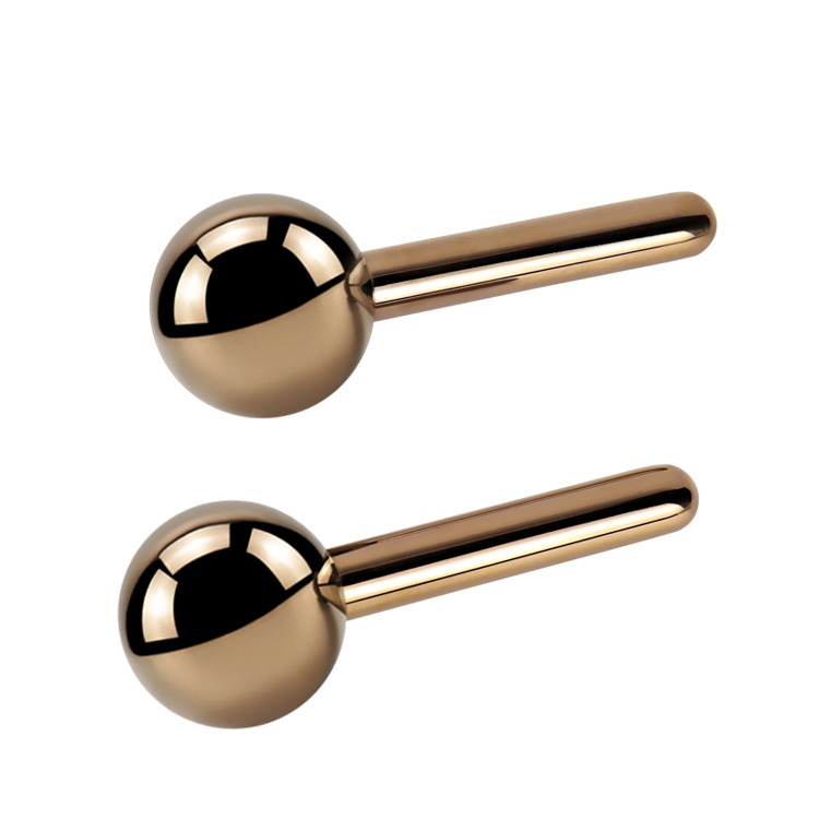 Luxury high quality Facial Ice Globes Face Massager plus moisturizing oil