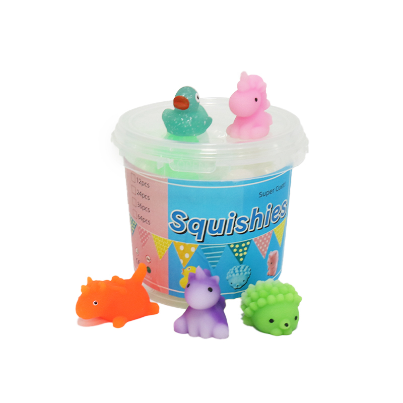 Hot Sale Unisex Kawaii Donut Animal Shape Mochi TPR Toy Rubber Plastic Squishy Fidget Stretch Toy for Kids Aged 5-7 Years
