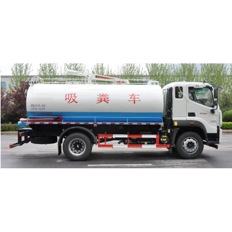 promotion best quality china ourui junsheng New Diesel  Color  Vacuum Sewage Suction Truck