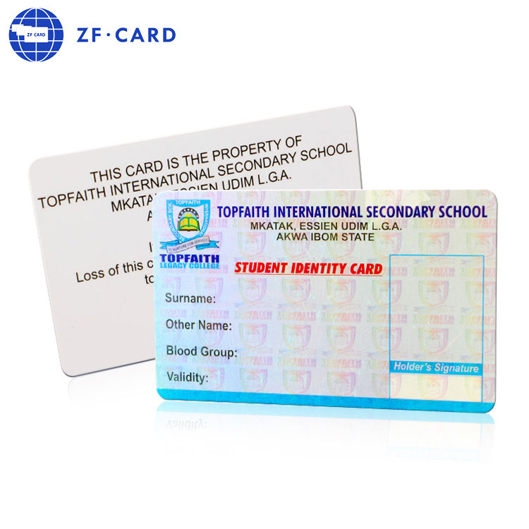 Голограмма ПВХ 13,56 МГц программируемая RFID ID карта
