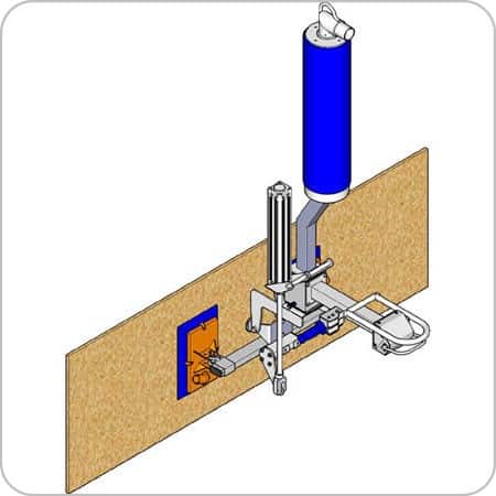 glass handling equipment panel hand tube vaccum sheet lifter lifting mdf for wood