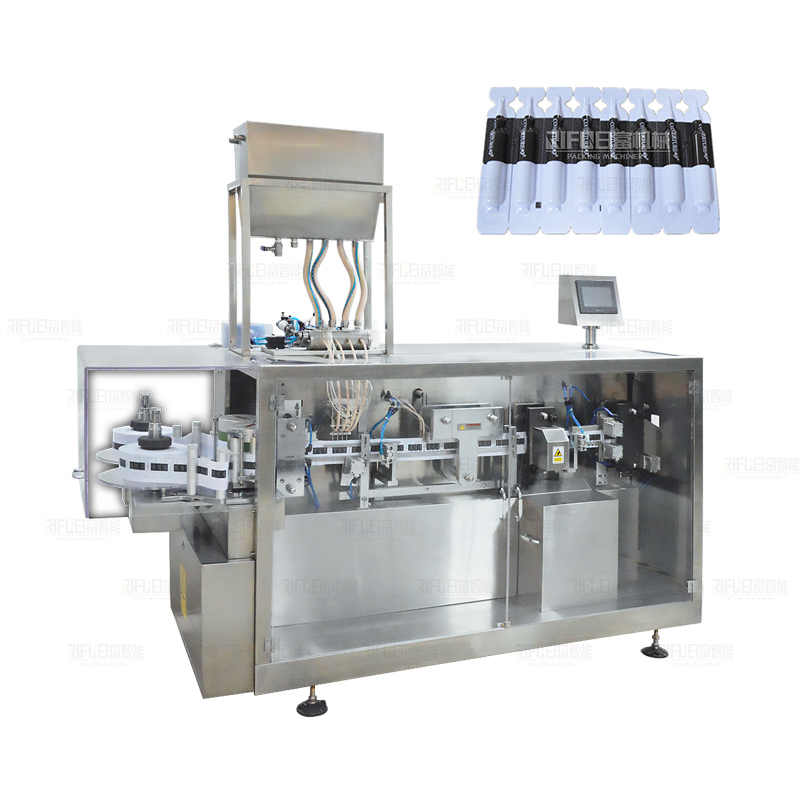 Automatic cosmetic Ampoules essence oil cream Blister filling sealing machine