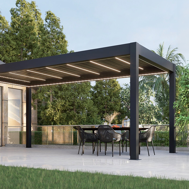 Immer Heavy Duty Pergola-aluminium Bioclimatic 5x3 Pergolas And Gazebos Outdoor