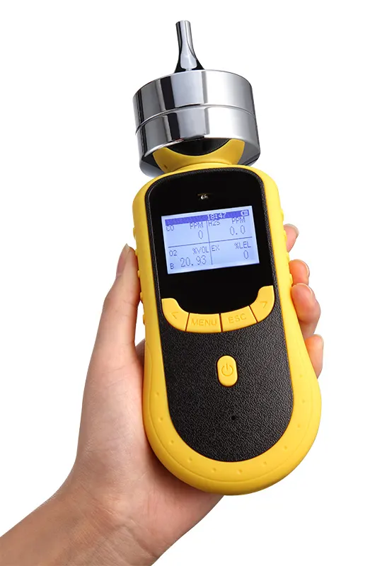 Gas Analyzer Co Multi Gas Detector With Built In Pump CO2 CO CH2O O3 VOC Gas Analyzer For Safety Purpose ATEX CE