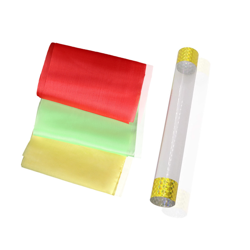 The Crystal Tube With Silk Blow PVC Tube Magic Tricks Stage Illusion Accessories Props Gimmick Props Silks fly out knotted