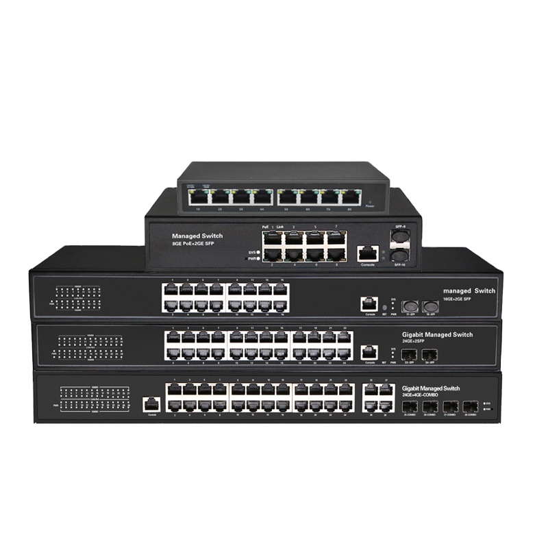 OEM ODM 802.1q VLAN Mirror RSTP LACP SNMP 8/10/16 // 18/20/24/28/32 порт POE L2 гигабитный управляемый коммутатор