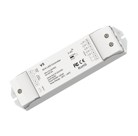 Светодиодный приемник постоянного напряжения SKYDANCE rgb RF 2,4G беспроводной RGB + CCT PWM светодиодный контроллер