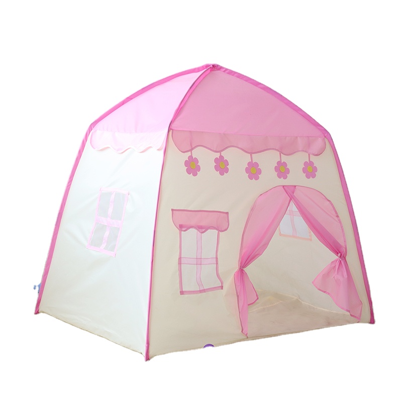 Newfashioned Flowers children's playground girls princess castle Pop kids playhouse Kids toy storage space indoor child toy tent