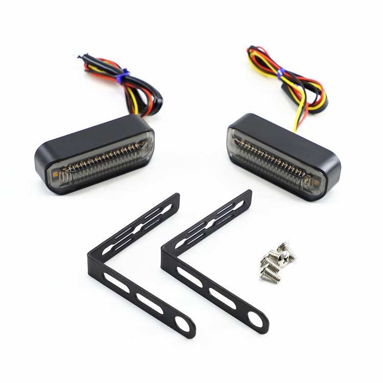 Factory wholesale 12V adjustable color motorcycle car night turn signal motorcycle light