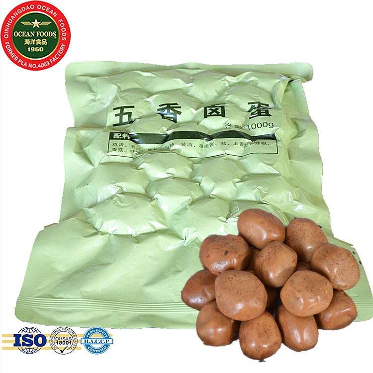 MRE Тип Упакованные деликатесы еда, вакуумные Упакованные приготовленные яйца