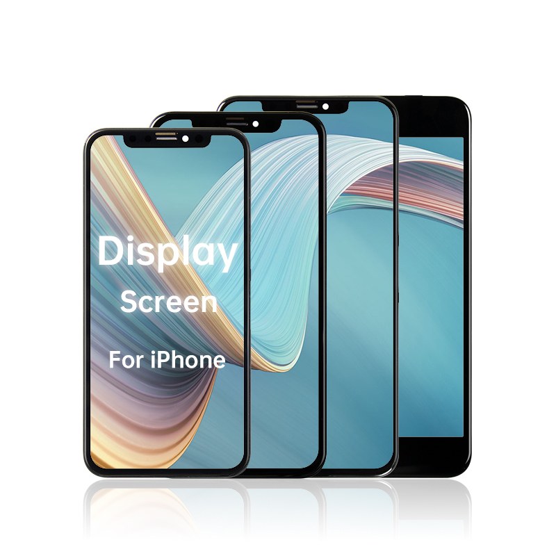 Оптовая продажа ЖК-дисплея экрана oem для iphone x xs xr 11 до 12 лет, 6, 6s, 7, 8, 10 pro max plus ЖК-дисплей экран для замены 11 сенсорный экран в комплекте