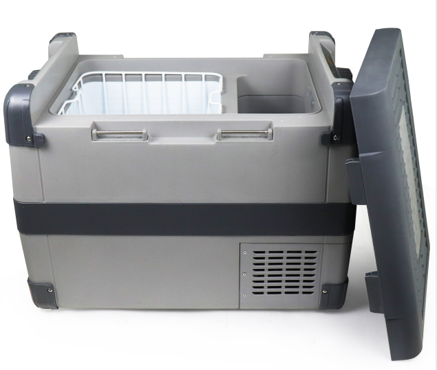 NINGBO BSCI ISO9001 CE ROHS ERP CB наружное использование DC12V Портативный морозильник 60 л глубокий 12 в холодильник