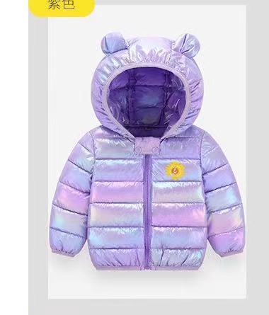 Children's down cotton-padded winter coat girls' foreign style cotton-padded jacket infants' cotton-padded jacket boys' colorful