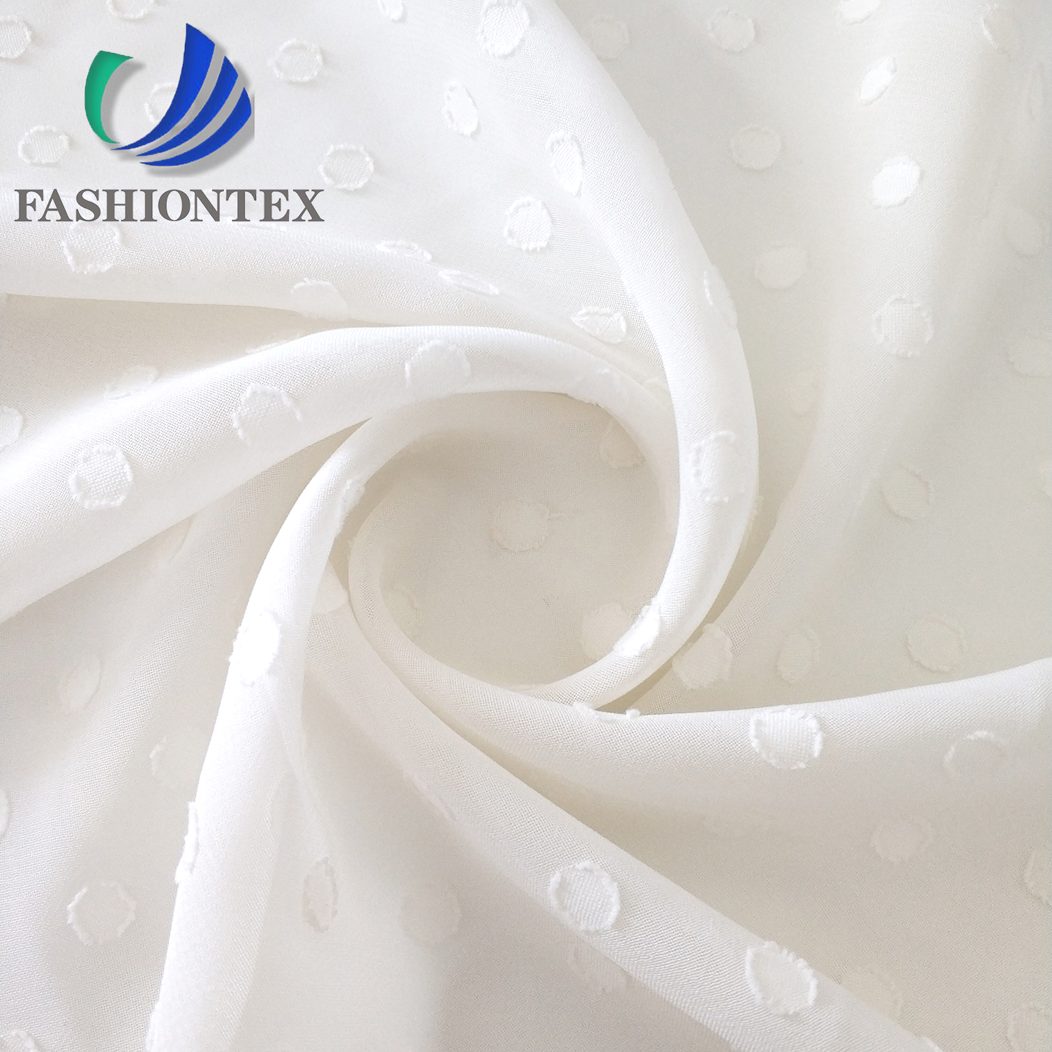 Fashiontex 75D Clipped Chiffon Fabric 100%polyester chiffon fabric