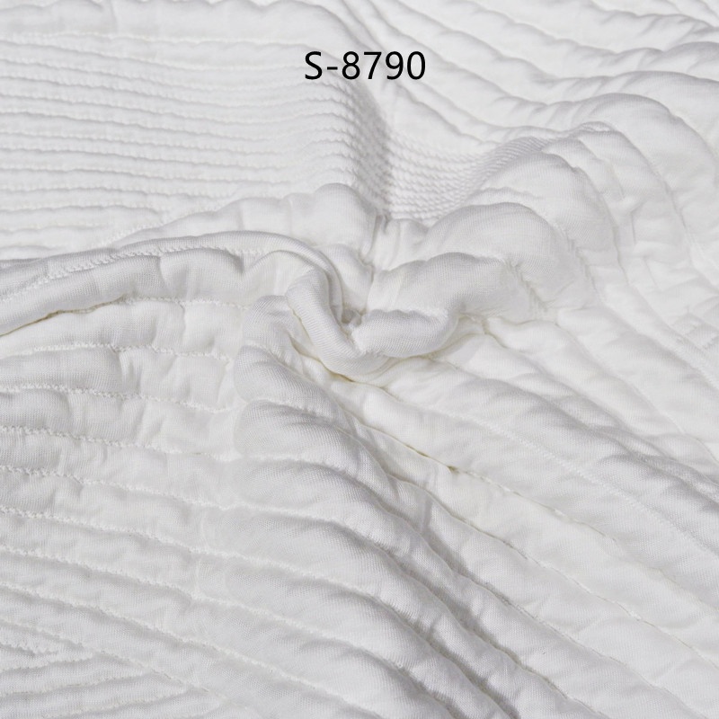 New arrival shrink-resistant knitting tencel polyester mattress and latex fabric