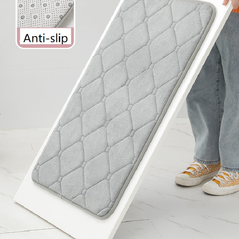 coral fleece anti slip luxury bathmat washable bath mat