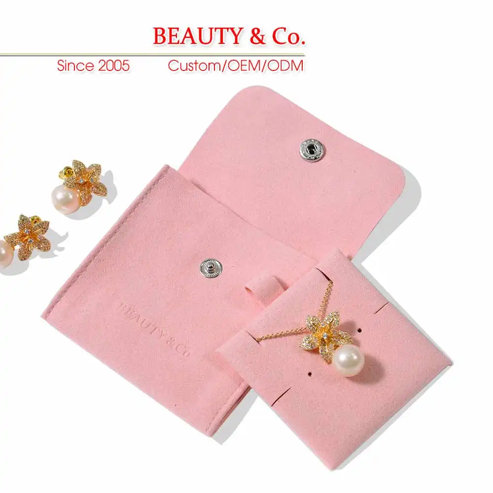 Wholesale Custom Jewellery Drawstring Bag Pouch Multifunction Suede Microfiber Jewelry Bag Packaging Jewelry Pouch with Logo TUV