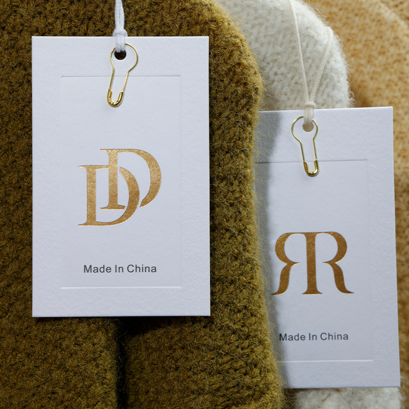 Custom New Design Printing Hanging Tags Special Cardboard Brand Name Hang tags For Clothing Own Logo