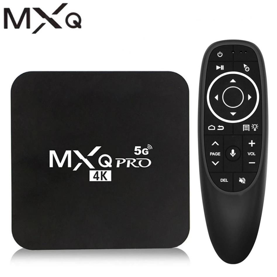 MX Q pro 4K 5G 128g Android TV Box Android 10 2,4/5G WiFi cromecast Media Player IPTV tv box