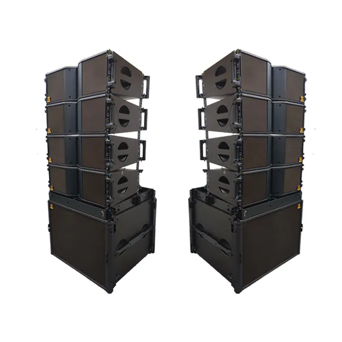 Dual 8" Stage Sound Line Array Speaker System Audio