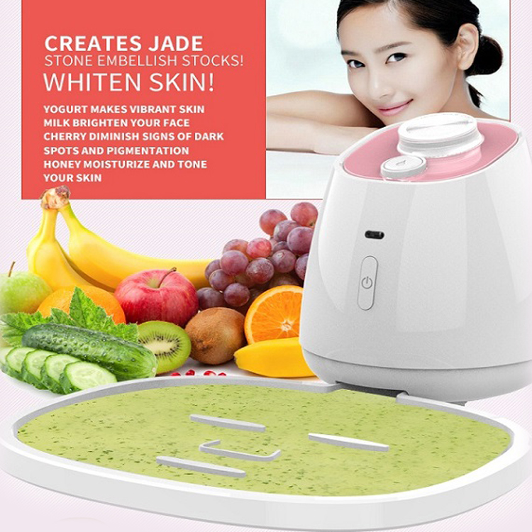 2021 Hot Sale Smart Home Use Automatic Diy Face Beauty Skin Care Collagen Fruit Vegetable Natural Facial Mask Maker Machine