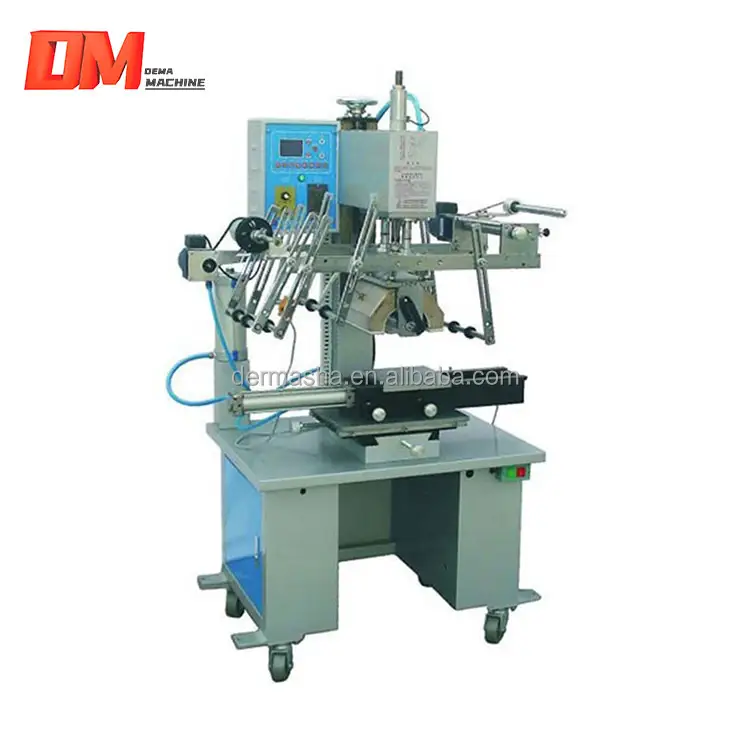 DM-2BC High Pressure Silicone Logo Heat Transfer Screen Printing Machine Semi Automatic For Phone Cases