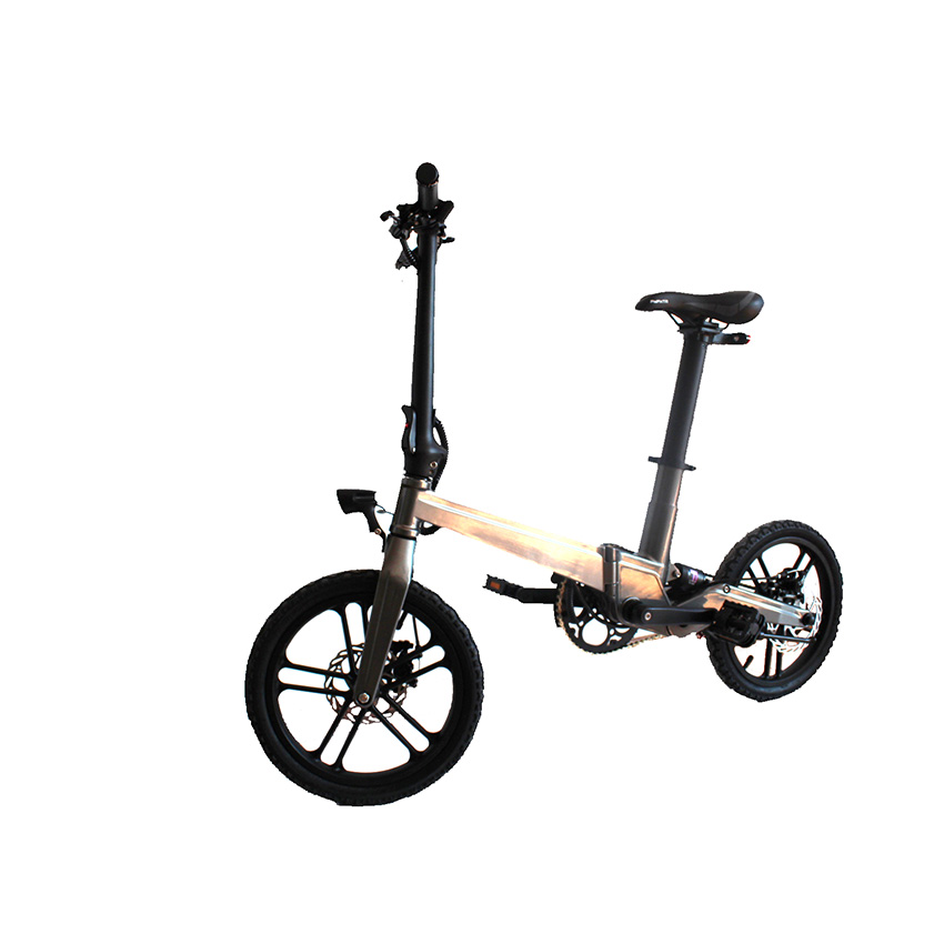 24 км/ч без свободного хода, одна скорость 250w бесколлекторный втулка motor16'' складной для е-байка с 36v 5.2ah литий-ионный аккумулятор и безщеточный мотор для центрального движения