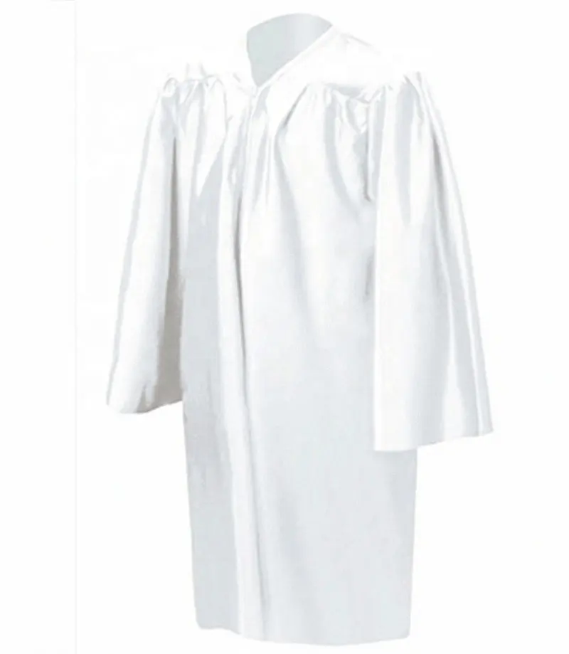 Shiny White Choir Robe Wholesale