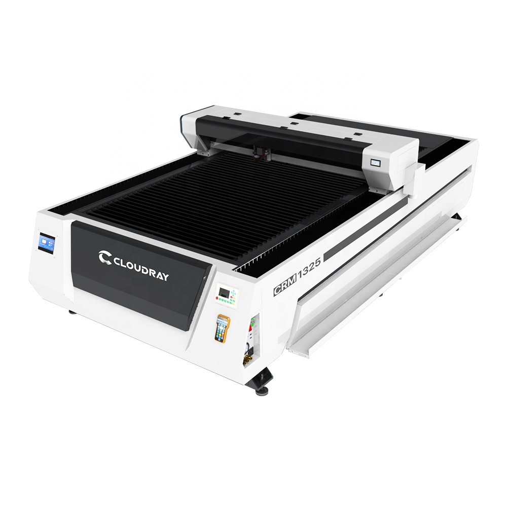 Cloudray BD16 1325 130 Вт CO2 лазерный смешанный Гибридный станок для резки ткани металла и неметалла