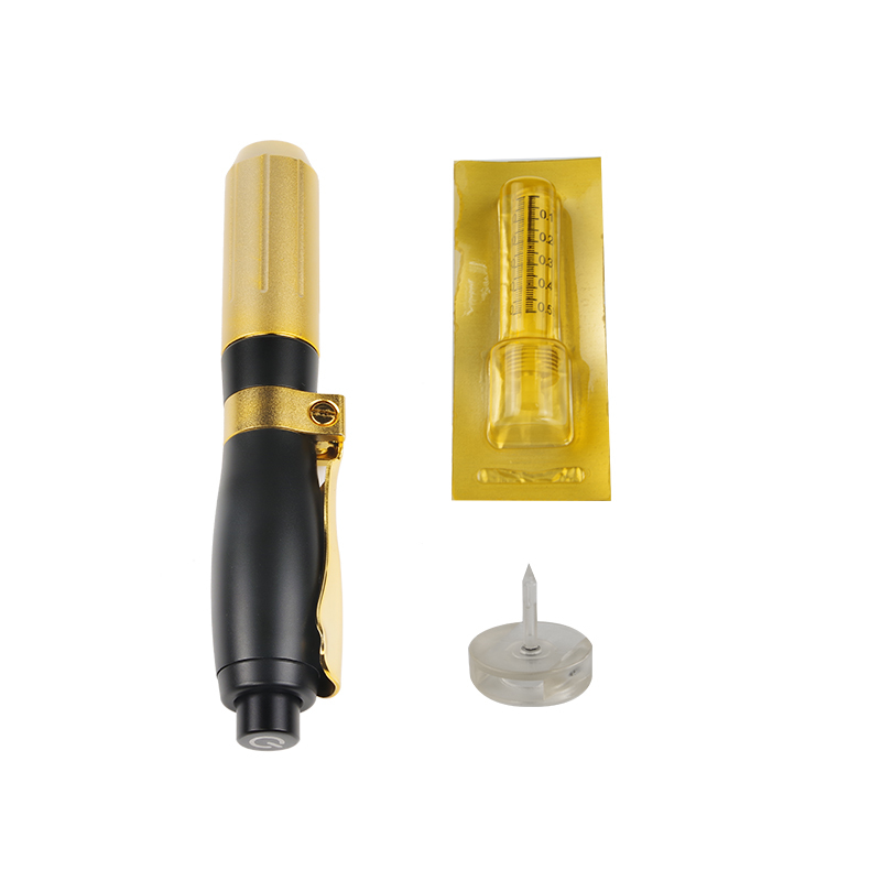 Multifunctional Golden Needle-free Hyaluronic Acid Injection Pen Hyaluronic Acid Syringe Mesotherapy Gun