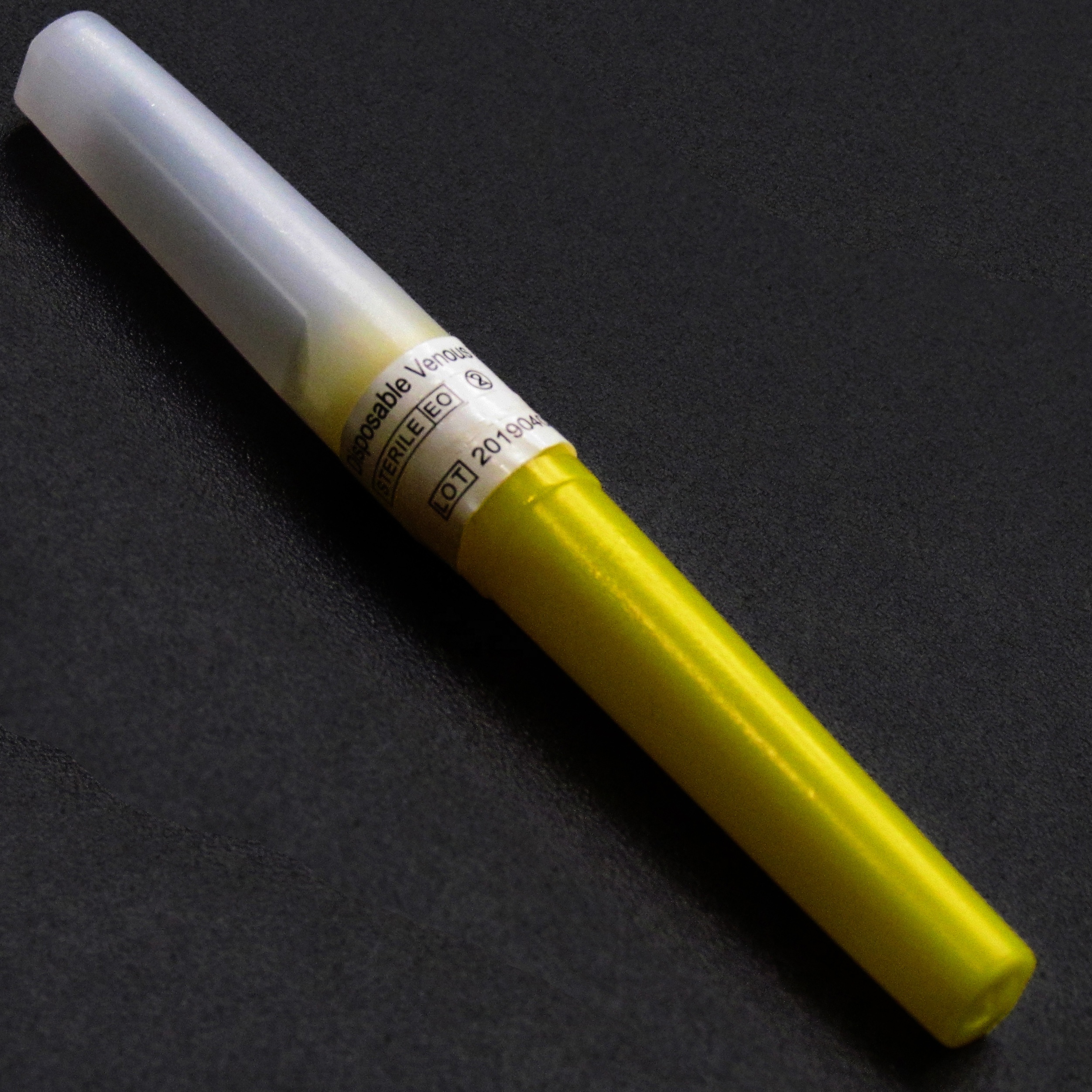20G Disposable Safety Butterfly Vacuum Blood Collection Needle Yellow