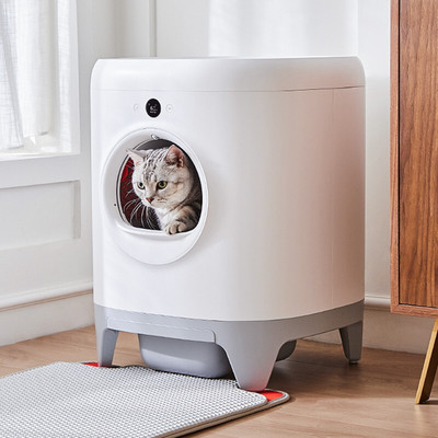 Автоматический самоочищающийся кошачий Туалет PETKIT, автоматический туалет для кошек с управлением через мобильное приложение, лидер продаж, туалет для кошек