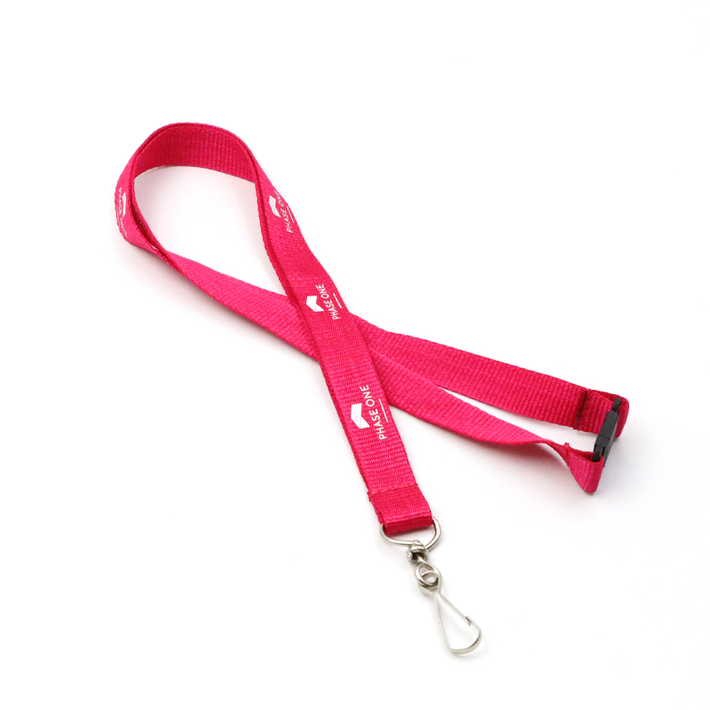 2019 New Arrival Mobile Phone Metal Carabiner Hook Lanyard Silk Lanyard