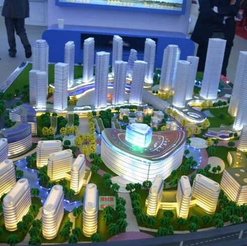 Real estate villa model pvc 3d models building model