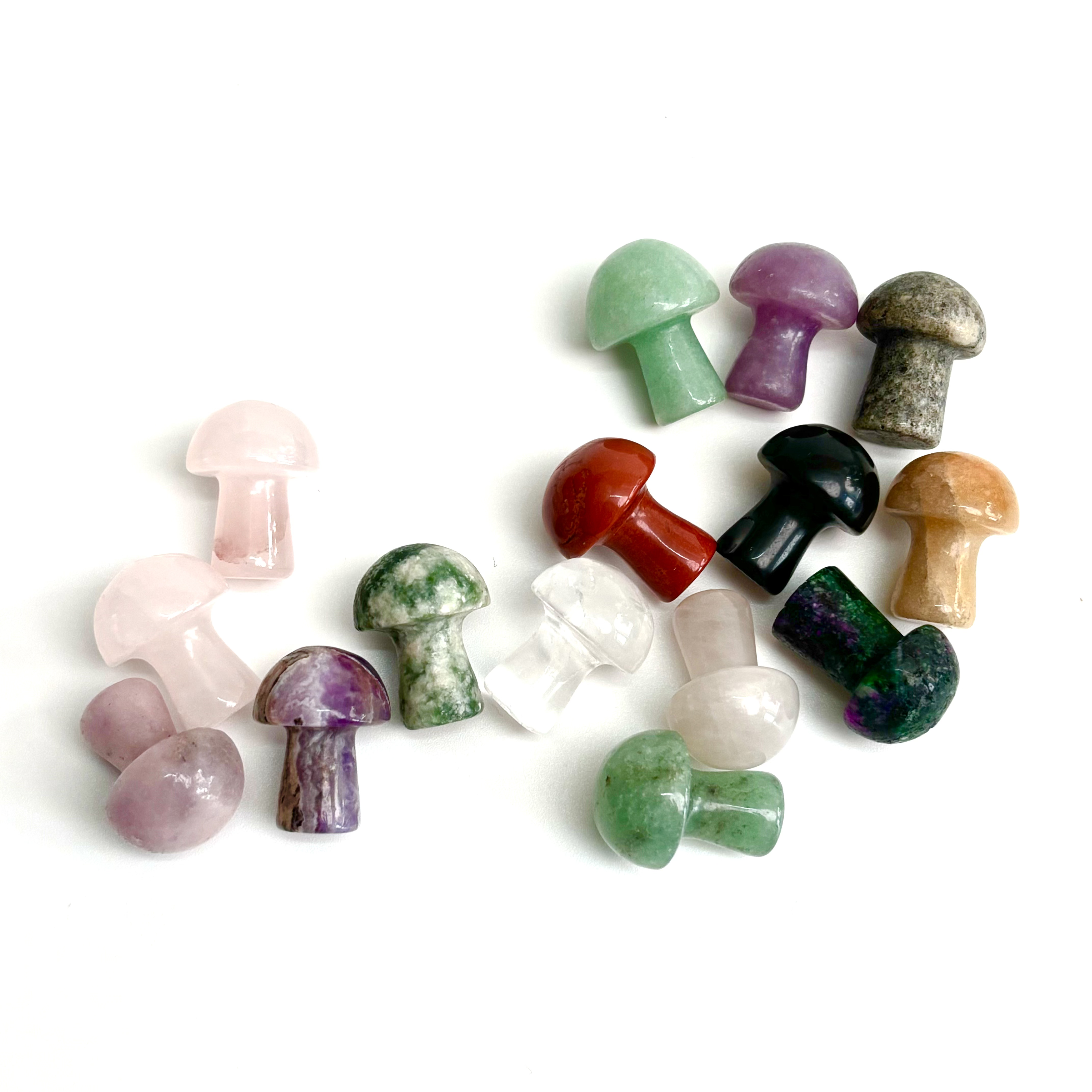 New Trend Gift Healing Gemstone Crystal Stone Mushroom Crystal Gemstone Small Mushroooms With Minimum order quantity