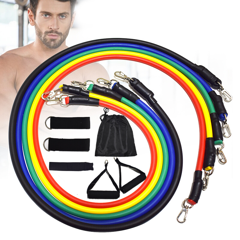 Bandas de resistencia 100lb 11 шт. Эспандеры набор