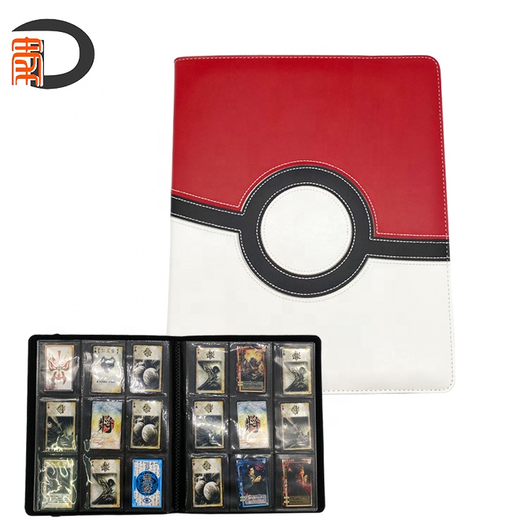 Игровая папка для карт Pokemon с эластичными 360 карманами, фотоальбом, игровая папка для карт на заказ