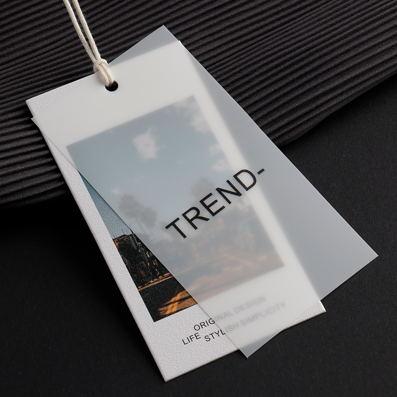 Custom Own Name luxury Garments Tags Brand logo Free Design Fashion Label Logo String Tag for Clothing Garment tag