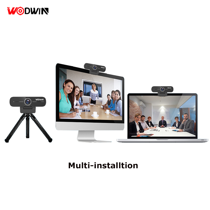 Лидер продаж, веб-камера WODWIN Full HD 1080P 30 кадров в секунду, USB веб-камера для Skype / Zoom