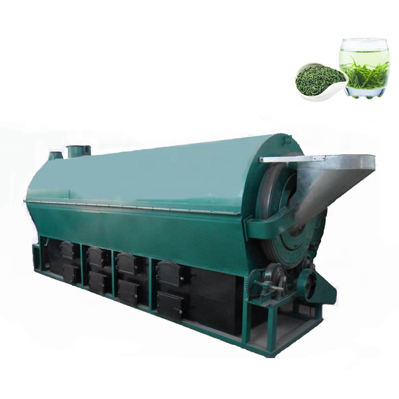 Black Tea Green Tea Firewood Coal Dryer / Rotary Drum Dryer / Food Drum Dryer