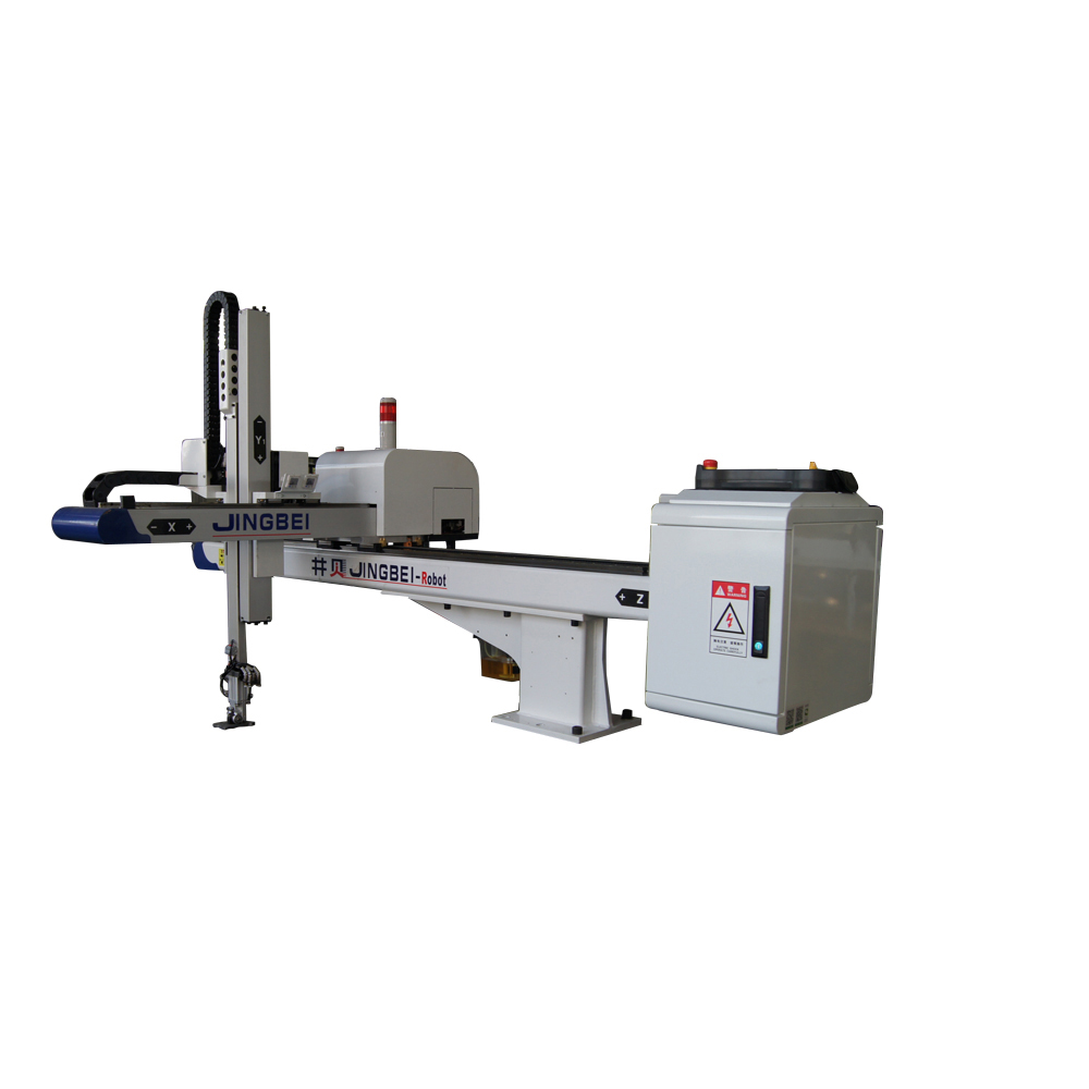 High speed 3 axis cartesian robot arm for injection molding machine