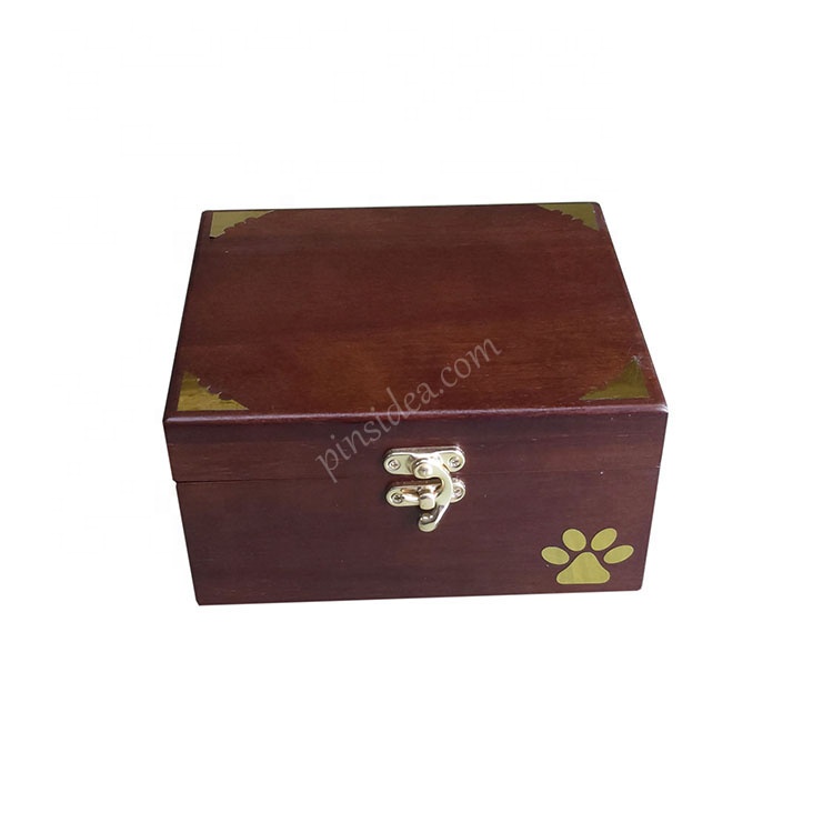 Solid wood environmental protection paint household small memento storage box